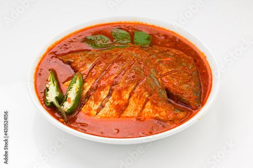 White pomfret masala photo