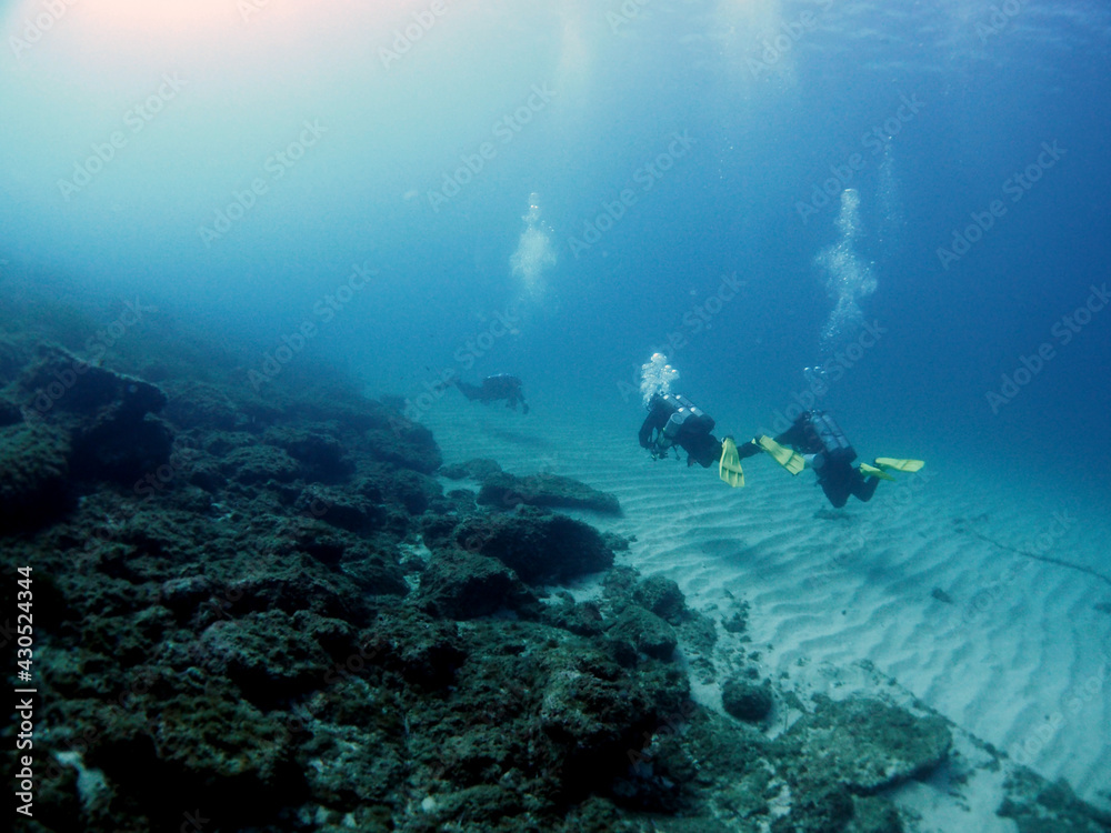 Fototapeta premium Scuba Diving Malta Gozo Comino