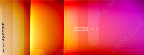 Dynamic lines abstract background. 3D shadow effects and fluid gradients. Modern overlapping forms