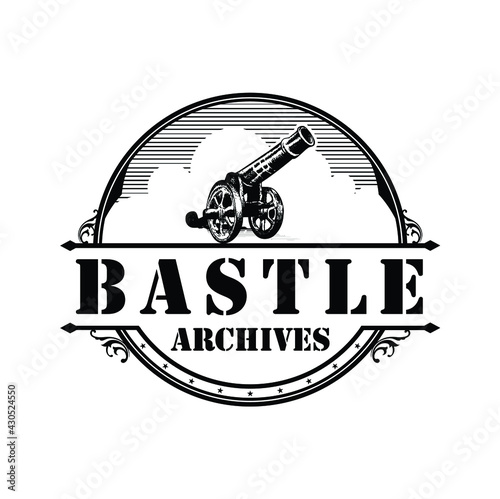 Canon bastle Archives illustration vector