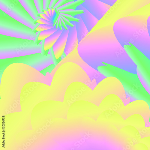 Fondo abstracto color primaveral