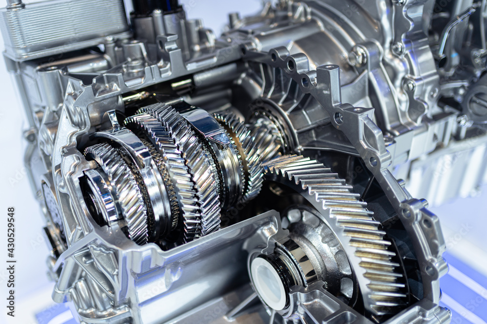 The engine in the car