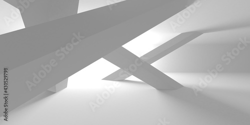 Wallpaper Mural Abstract White Architecture Design Concept Torontodigital.ca