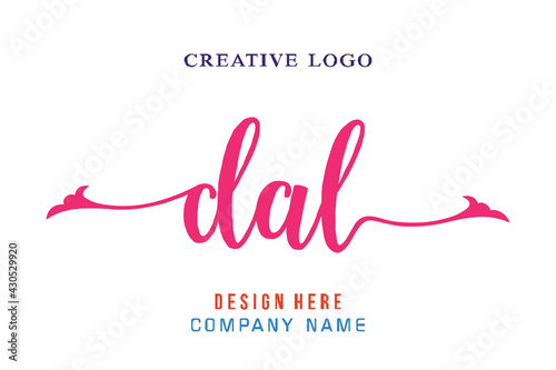 DAL lettering logo is simple, easy to understand and authoritative