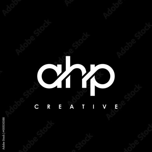AHP Letter Initial Logo Design Template Vector Illustratio