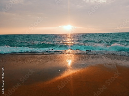 sunset at the beach © mario