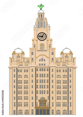 Liverpool Liver building. 