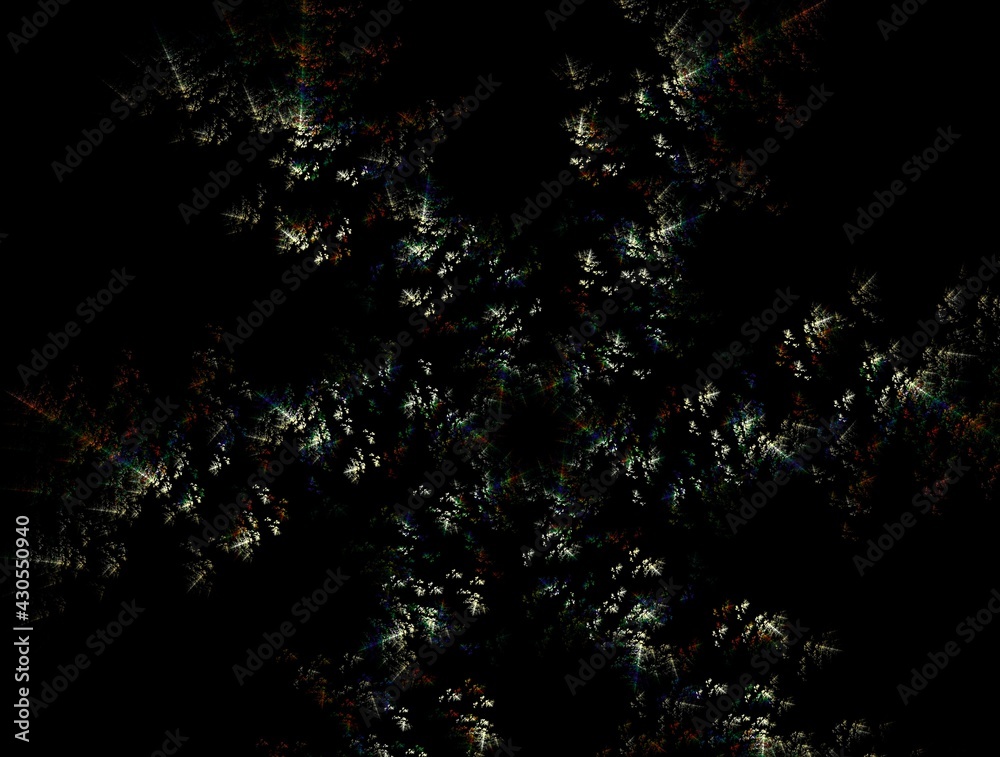 Naklejka premium Imaginatory fractal background generated Image