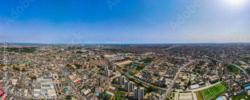 An aerial view of the Surulere skyline © Mujib