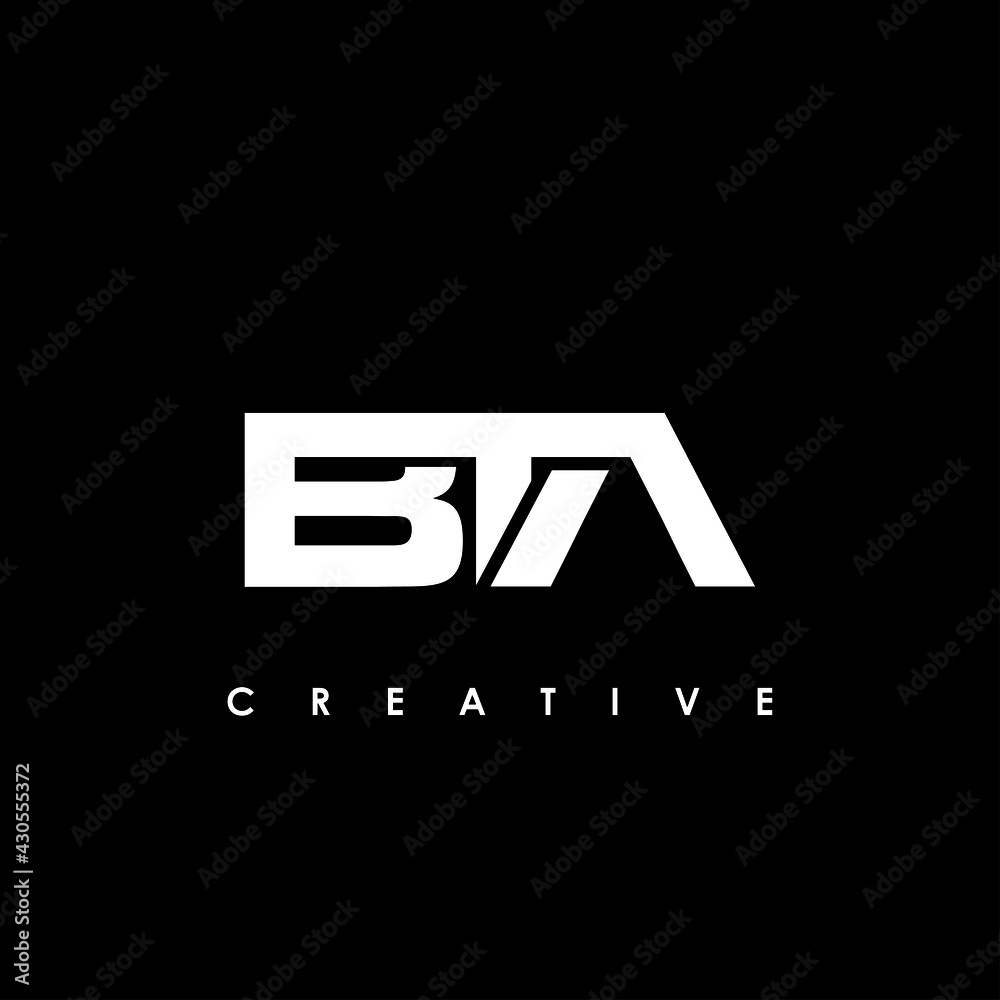 BTA Letter Initial Logo Design Template Vector Illustration BTA Letter Initial Logo Design Template Vector Illustration