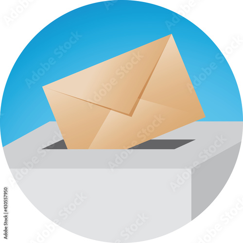 ENVELOPPE MARRON DANS URNE V1