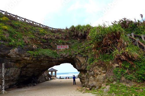 Shimen Arch known as Shimendong in Shimen District, New Taipei City, Taiwan photo