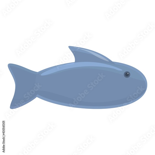 Nutrient river fish icon. Cartoon of Nutrient river fish vector icon for web design isolated on white background