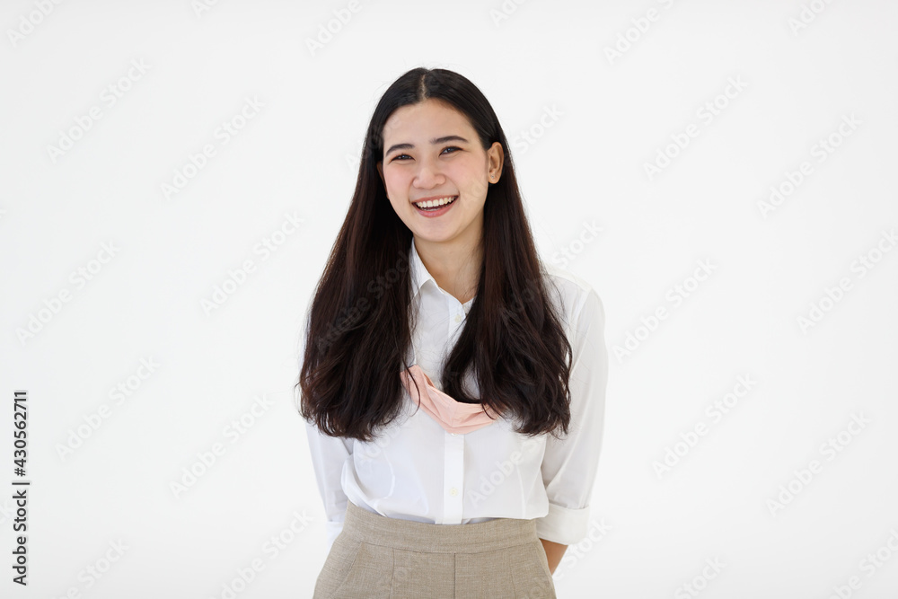 Portrait of young and beautiful long hair woman on white backgrond. Portrait of young and beautiful long hair woman on white backgrond.