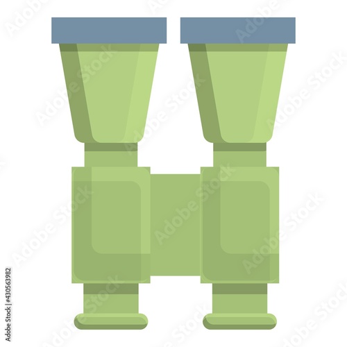 Hiking binocular icon. Cartoon of Hiking binocular vector icon for web design isolated on white background