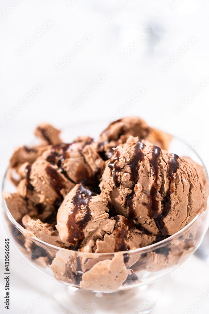 Chocolate ice cream Chocolate ice cream