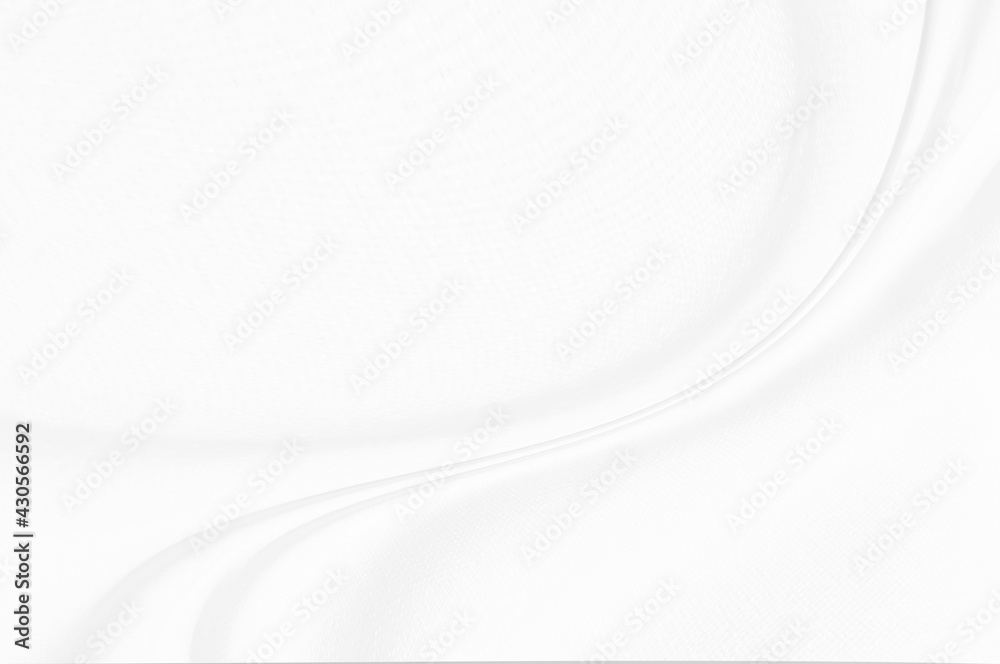 White cloth background abstract with waves, soft background White cloth background abstract with waves, soft background