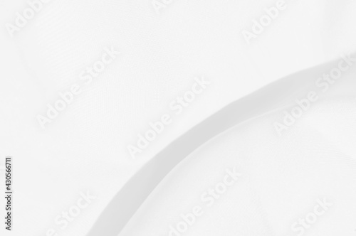 White cloth background abstract with waves, soft background