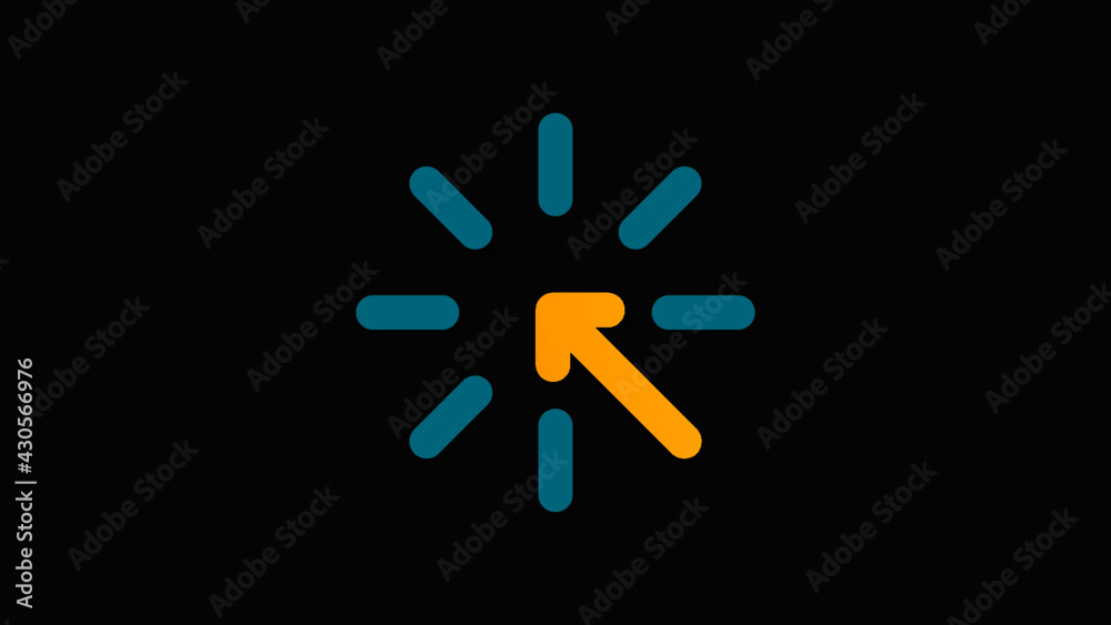 Obraz premium logo business- arrow concept vector