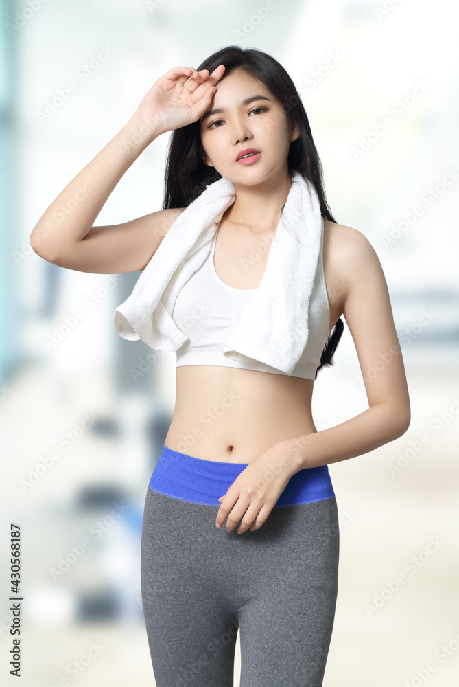 sport asian woman