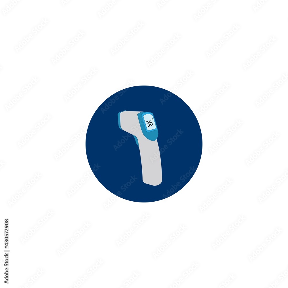 Thermometer Gun Icon