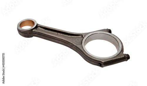 connecting rod on white background