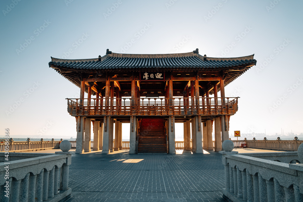 Yeongildae traditional pavilion in Pohang, Korea