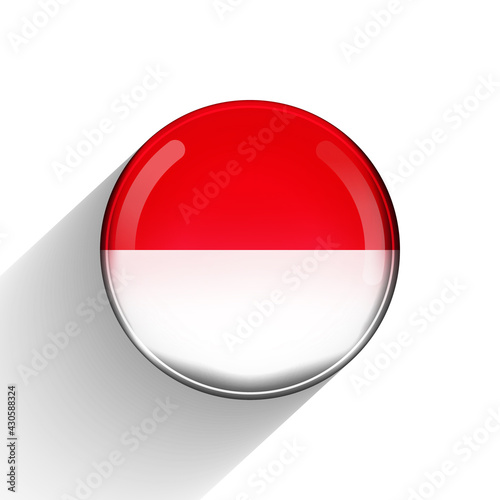 Glass light ball with flag of Monaco. Round sphere, template icon. National symbol. Glossy realistic ball, 3D abstract vector illustration highlighted on a white background. Big bubble Free Download Glass light ball with flag of Monaco. Round sphere, template icon. National symbol. Glossy realistic ball, 3D abstract vector illustration highlighted on a white background. Big bubble - GFXLoad