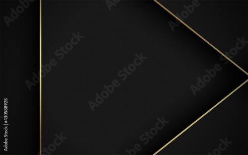 Abstract pattern luxury dark black with gold. premium background patterns