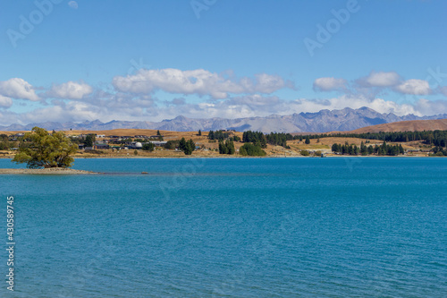 Lake Tekapo picturesque landscape