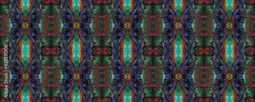 Ethnic Seamless Pattern. © Vialeta