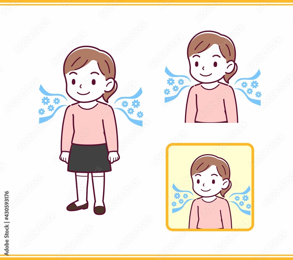 ピンクの服を着た少女 ピンクの服を着た少女