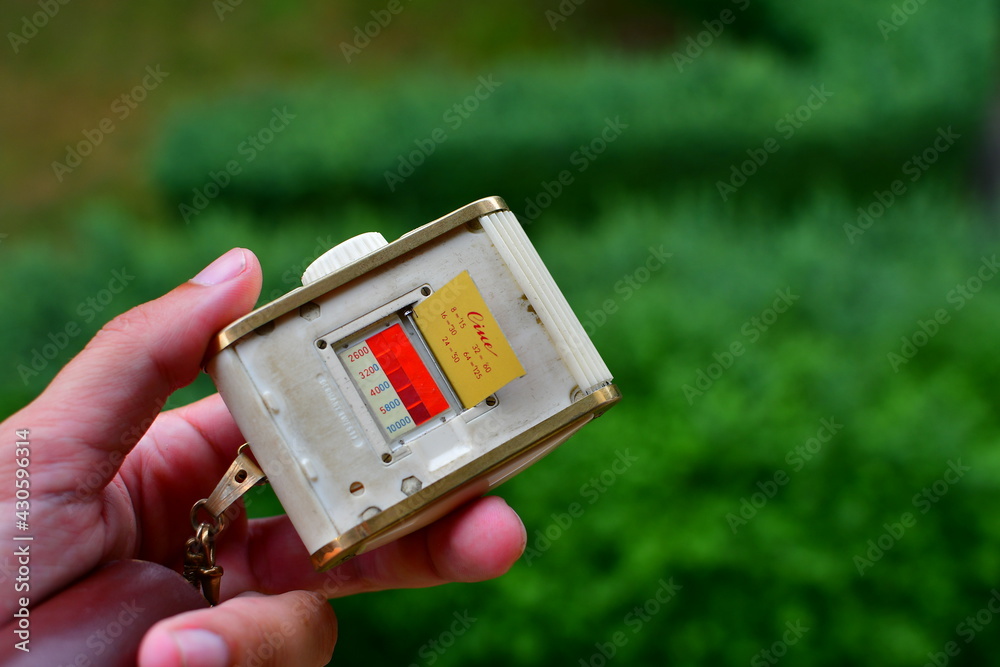 gossen sixtomat with color finder, vintage light meter Stock Photo Adobe Stock