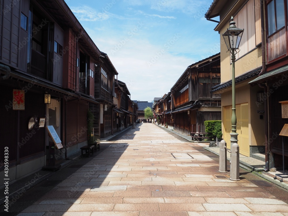 street in the old town of Japan