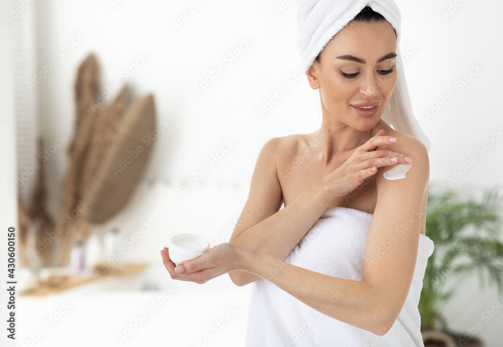 Domestic spa, home relaxation and anti-aging therapy, morning routine, body care and cosmetics Domestic spa, home relaxation and anti-aging therapy, morning routine, body care and cosmetics