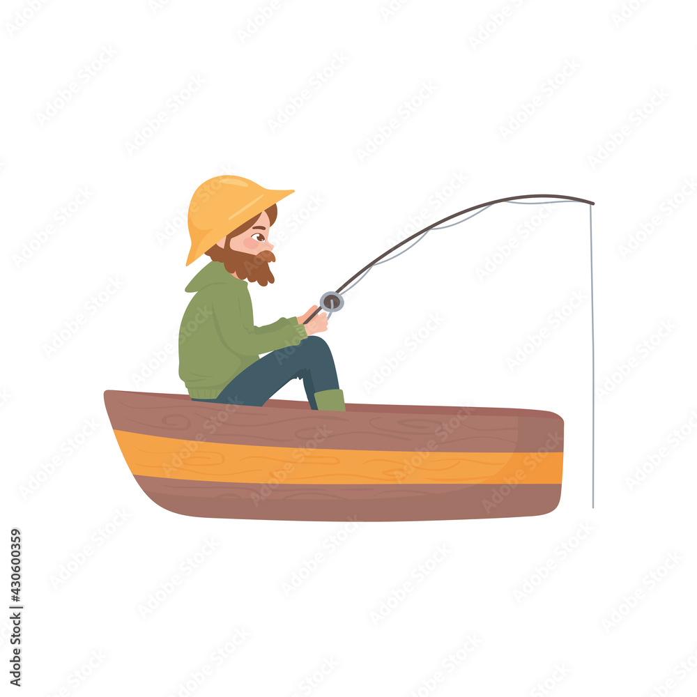 fisherman on boat