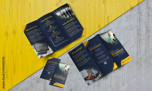 Corporate tri fold brochure