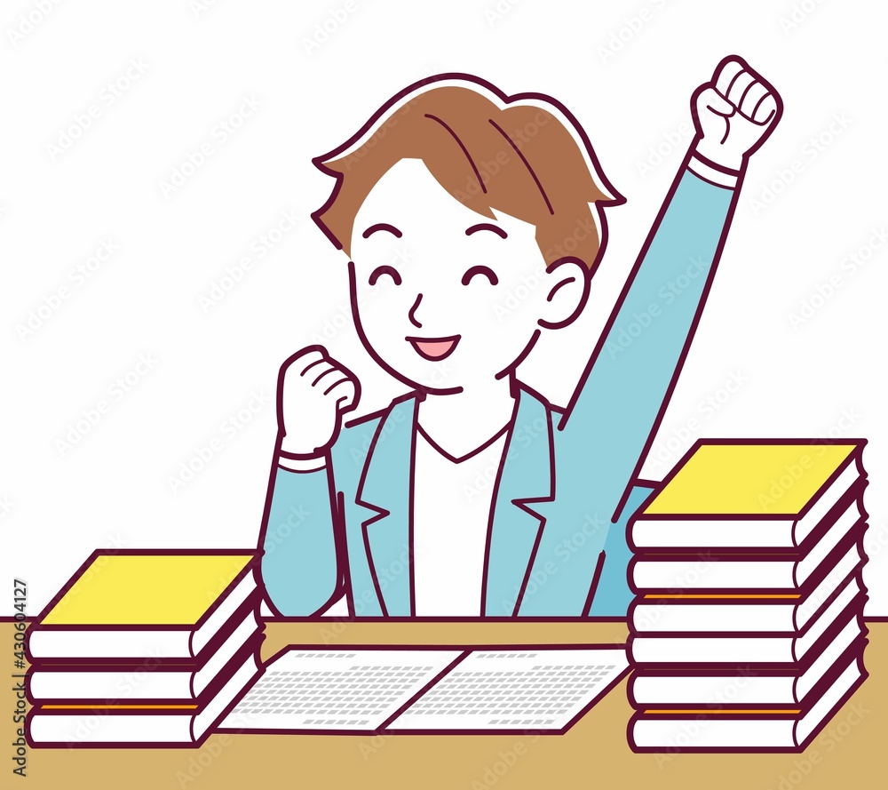 Young man with brown hair