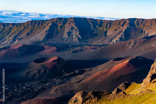 Haleakala volcano crater, Maui, Hawaii