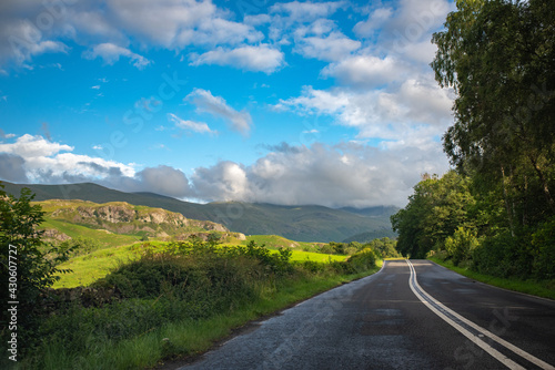 road in the countryside