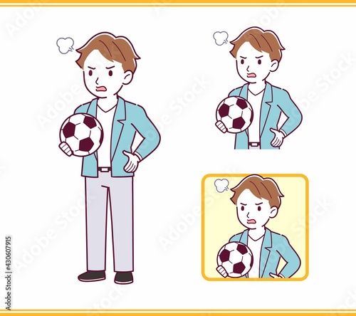 Young man with brown hair