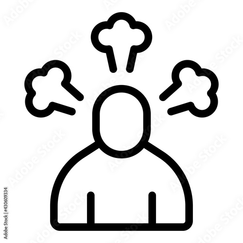 Rush job hurry icon. Outline Rush job hurry vector icon for web design isolated on white background