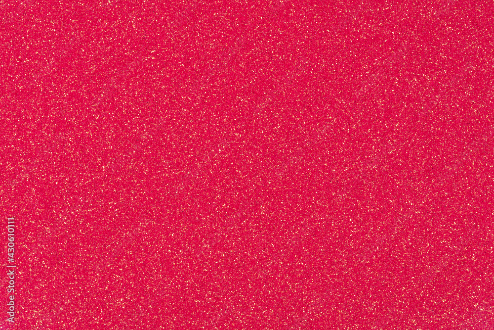 Pink glitter background in saturated new colour, texture for project design work.