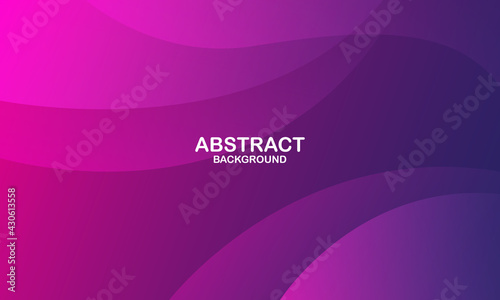 Liquid wave background with pink color background. Fluid wavy shapes. Vector illustration