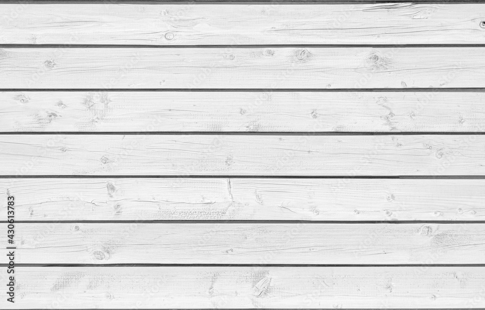 Obraz premium White wooden wall background with crack.