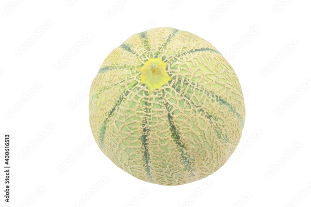 melon entier isolé sur un fond blanc melon entier isolé sur un fond blanc
