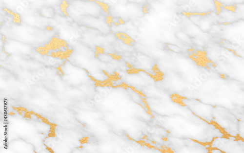 White golden and gray marble texture abstract pattern background.