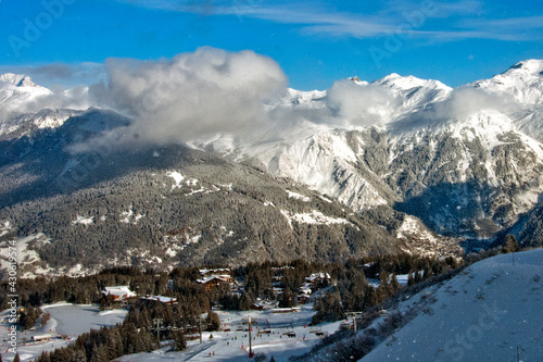 Courchevel 1850 Three Valleys Ski Resort French Alps France © Andy Evans Photos