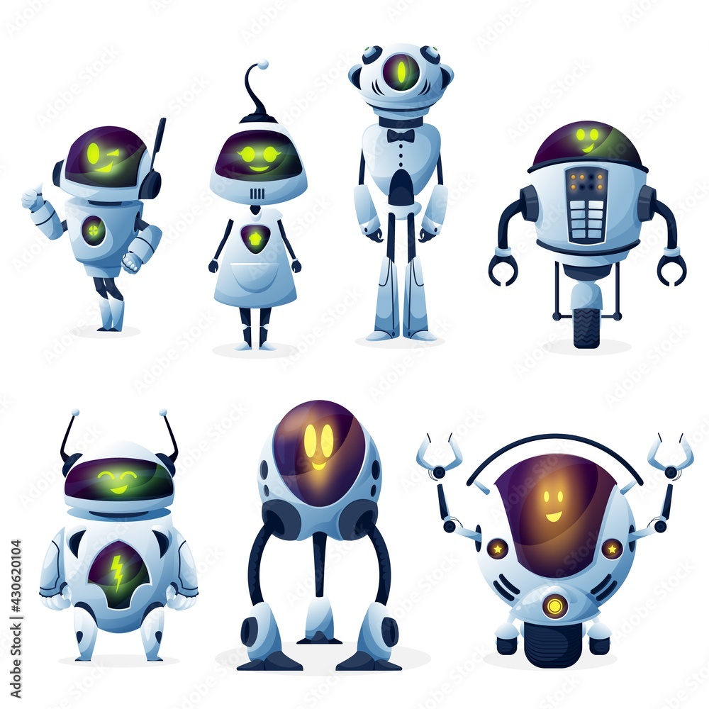 robot cartoon characters