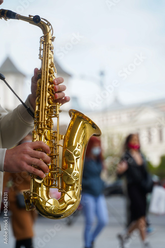 Photography saxophone